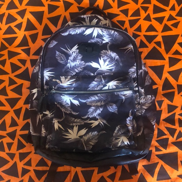 mens floral backpack
